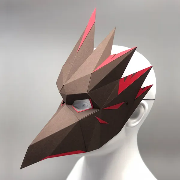 Crow Tengu Half Mask - MSA