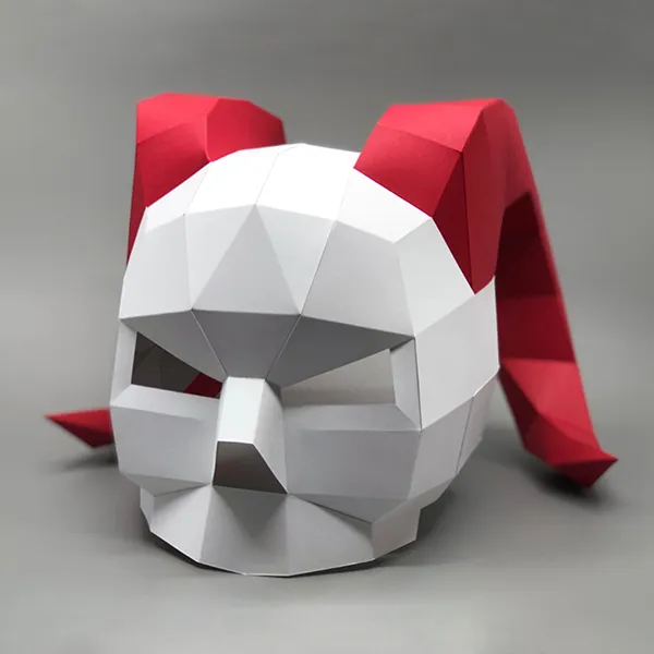 Horned Skull - A